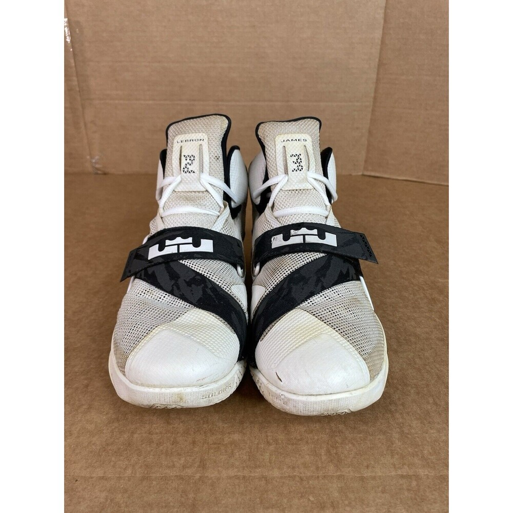 Nike Lebron James Soldier Nine Premium Mens 11.5 Basketball Shoes 749490-110 - Picture 3 of 10